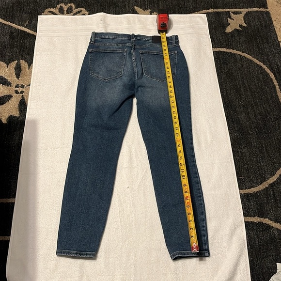Lucky Brand Blue Skinny Jeans with Worn-In Look - Picture 2 of 16